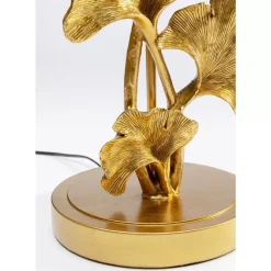 Tischleuchten-KARE Design Tischleuchte Leaf Gold