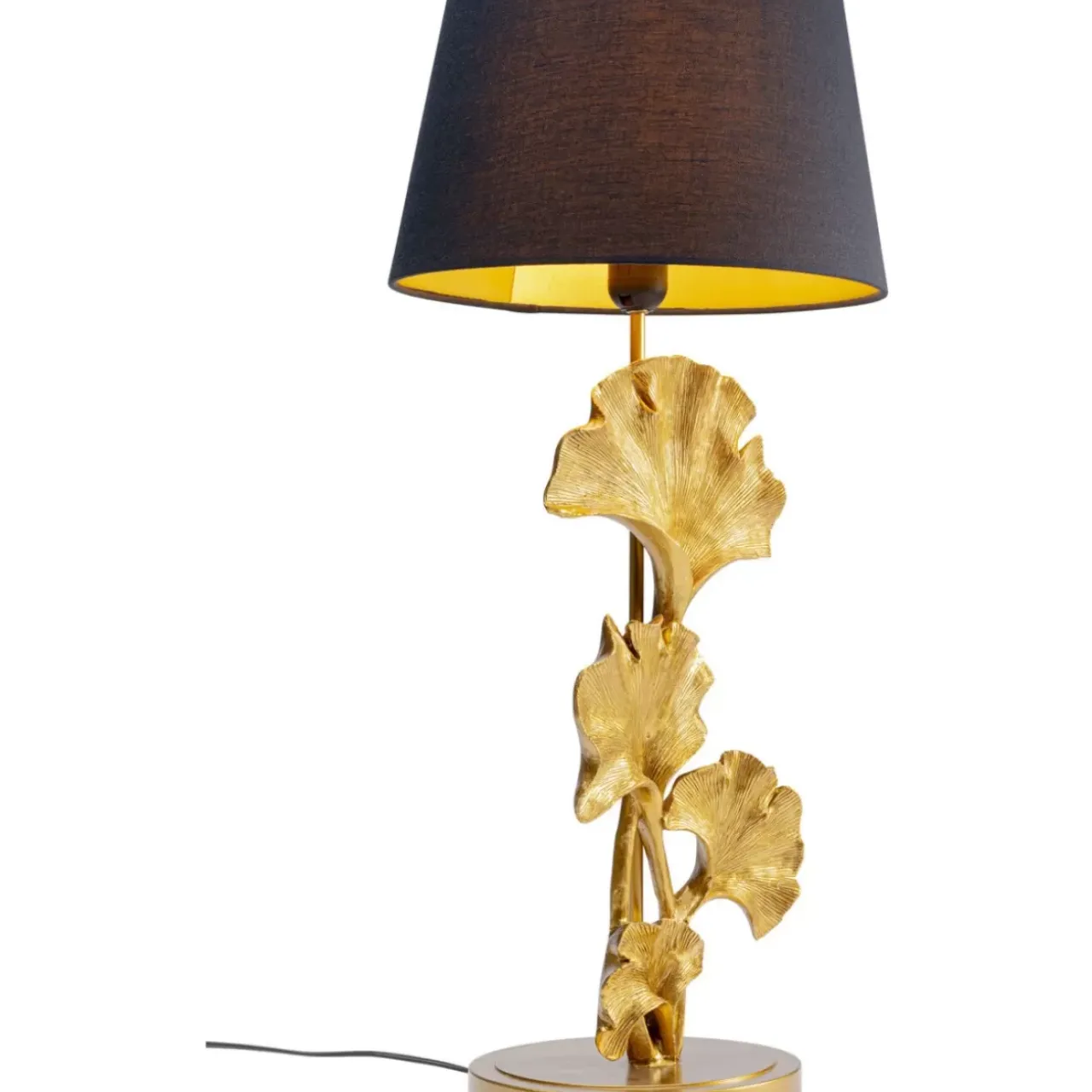 Tischleuchten-KARE Design Tischleuchte Leaf Gold