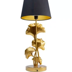 Tischleuchten-KARE Design Tischleuchte Leaf Gold