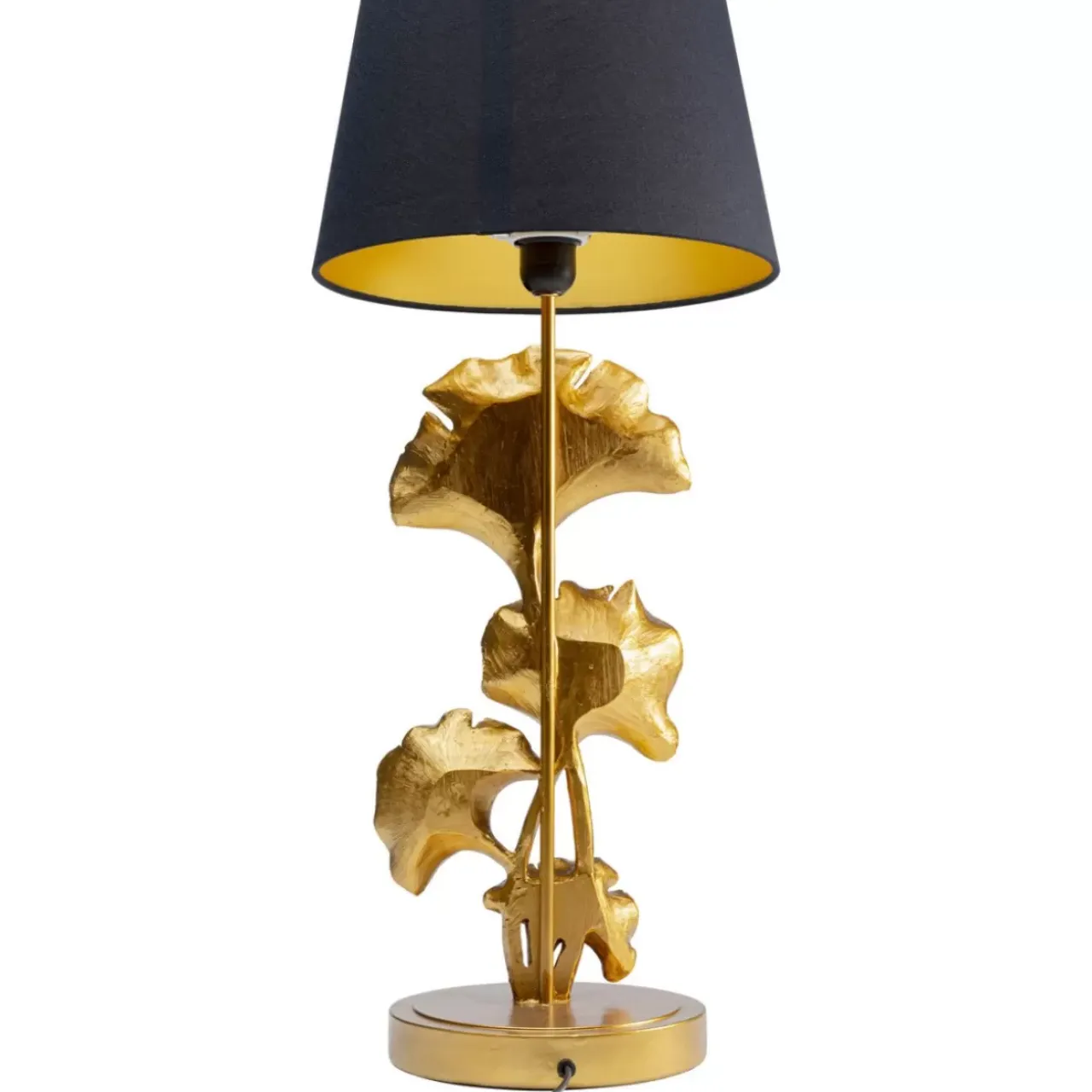 Tischleuchten-KARE Design Tischleuchte Leaf Gold