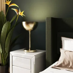 Tischleuchten-KARE Design Tischleuchte Oslo Gold