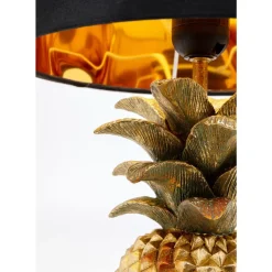 Tischleuchten-KARE Design Tischleuchte Pineapple Gold 47Cm
