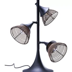 Tischleuchten-KARE Design Tischleuchte Rattan Tre