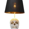 Tischleuchten-KARE Design Tischleuchte Skull Crystals Front 44Cm