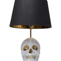 Tischleuchten-KARE Design Tischleuchte Skull Crystals Front 44Cm