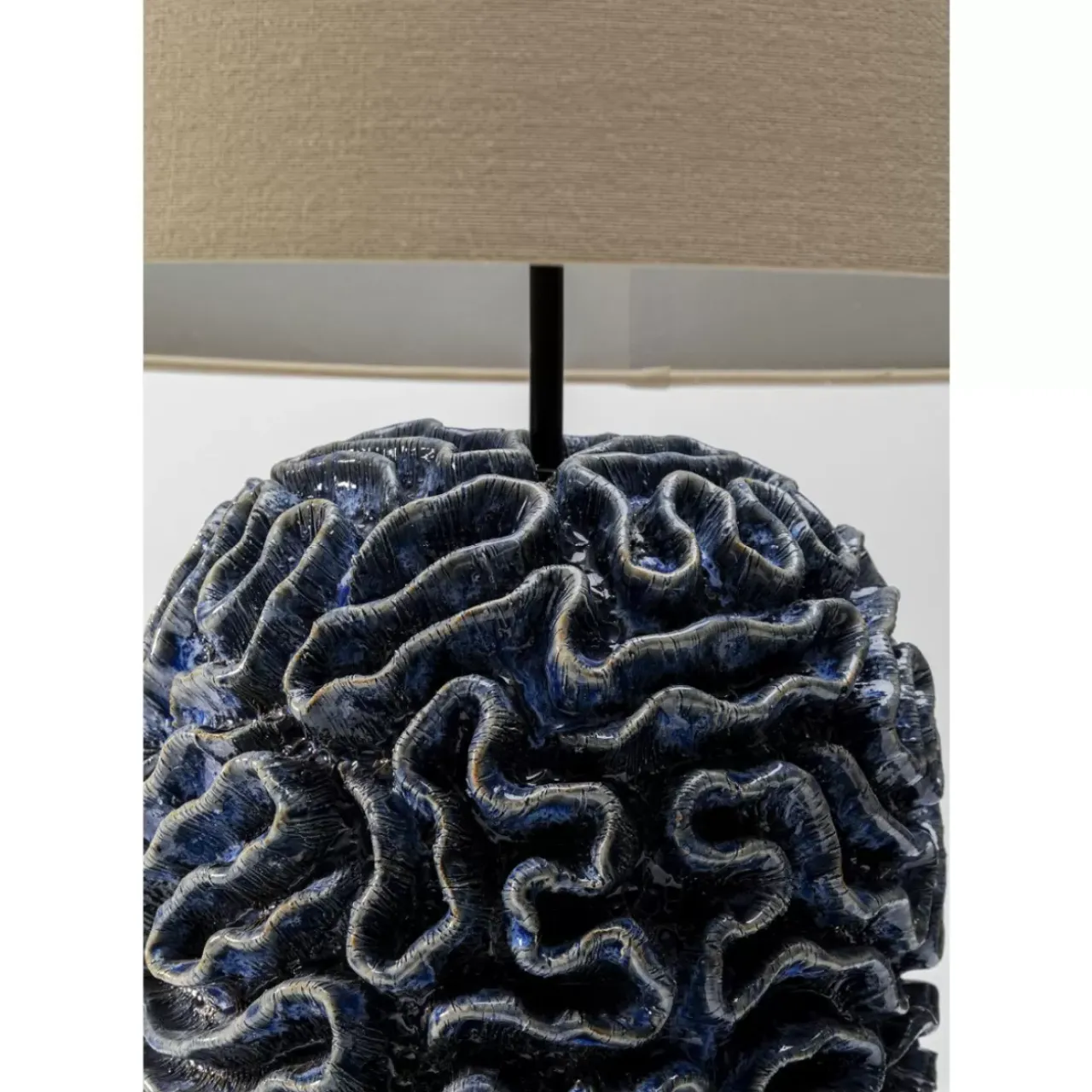 Tischleuchten-KARE Design Tischleuchte Waterflow Blau