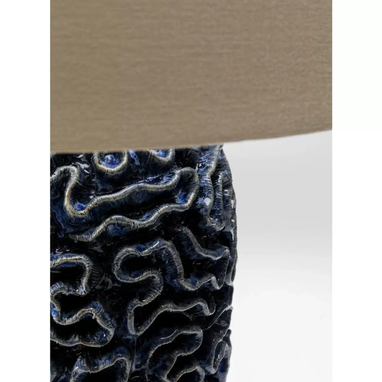 Tischleuchten-KARE Design Tischleuchte Waterflow Blau