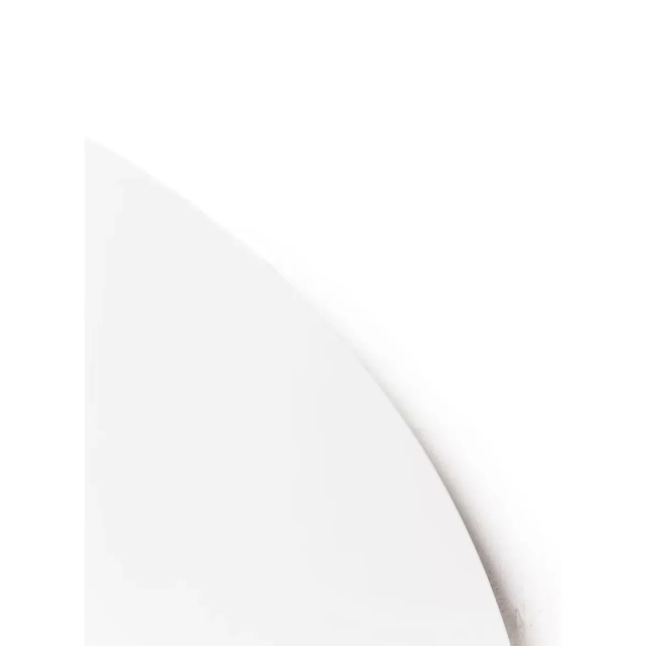 Tische-KARE Design Tischplatte Invitation Round White O120Cm