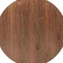 Tische-KARE Design Tischplatte Invitation Round Walnut O90Cm