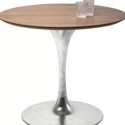 Tische-KARE Design Tischplatte Invitation Round Walnut O90Cm