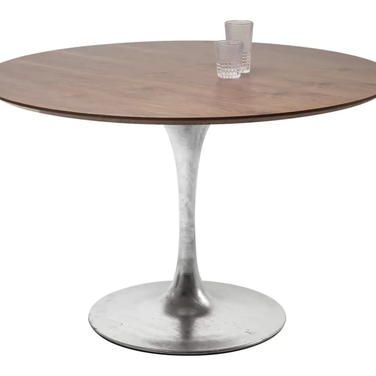 Tische-KARE Design Tischplatte Invitation Round Walnut O120Cm