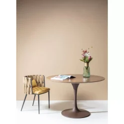 Tische-KARE Design Tischplatte Invitation Round Walnut O120Cm