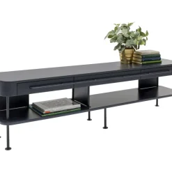 Kommoden & Sideboards-KARE Design Tv Regal Montieri Anthrazit 160X47Cm