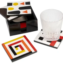 Geschirr & Tischaccessoires-KARE Design Untersetzer Artistic Multi (6/Set)