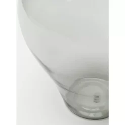 Vasen-KARE Design Vase Amore Handle Grau 23Cm