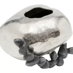 Vasen-KARE Design Vase Art Stones Silber 21Cm