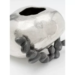 Vasen-KARE Design Vase Art Stones Silber 21Cm