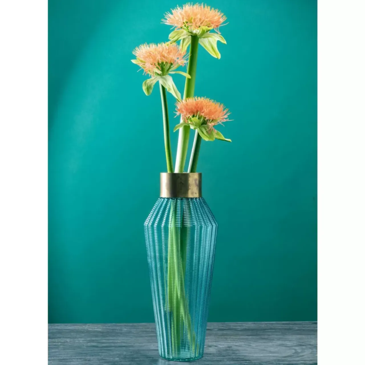 Vasen-KARE Design Vase Barfly Light Blue 43Cm