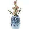 Vasen-KARE Design Vase Butterflies Lightblue 35Cm