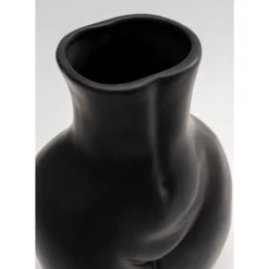 Vasen-KARE Design Vase Donna Schwarz 22Cm