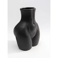 Vasen-KARE Design Vase Donna Schwarz 22Cm