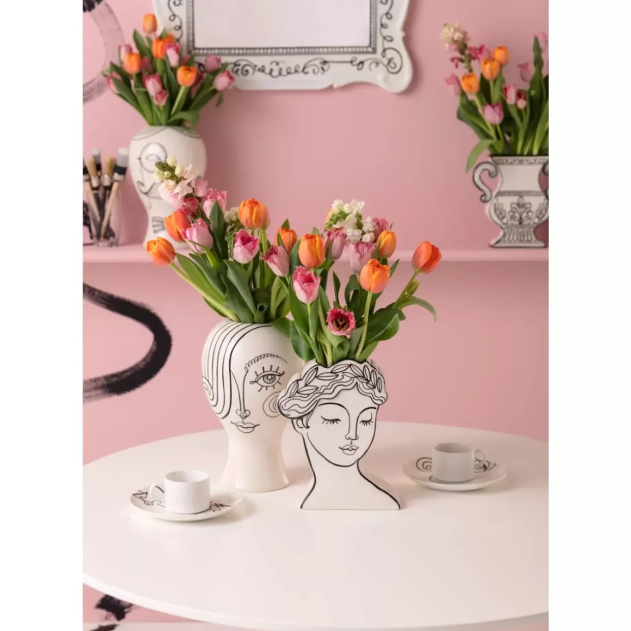 Vasen-KARE Design Vase Favola Lady 30Cm