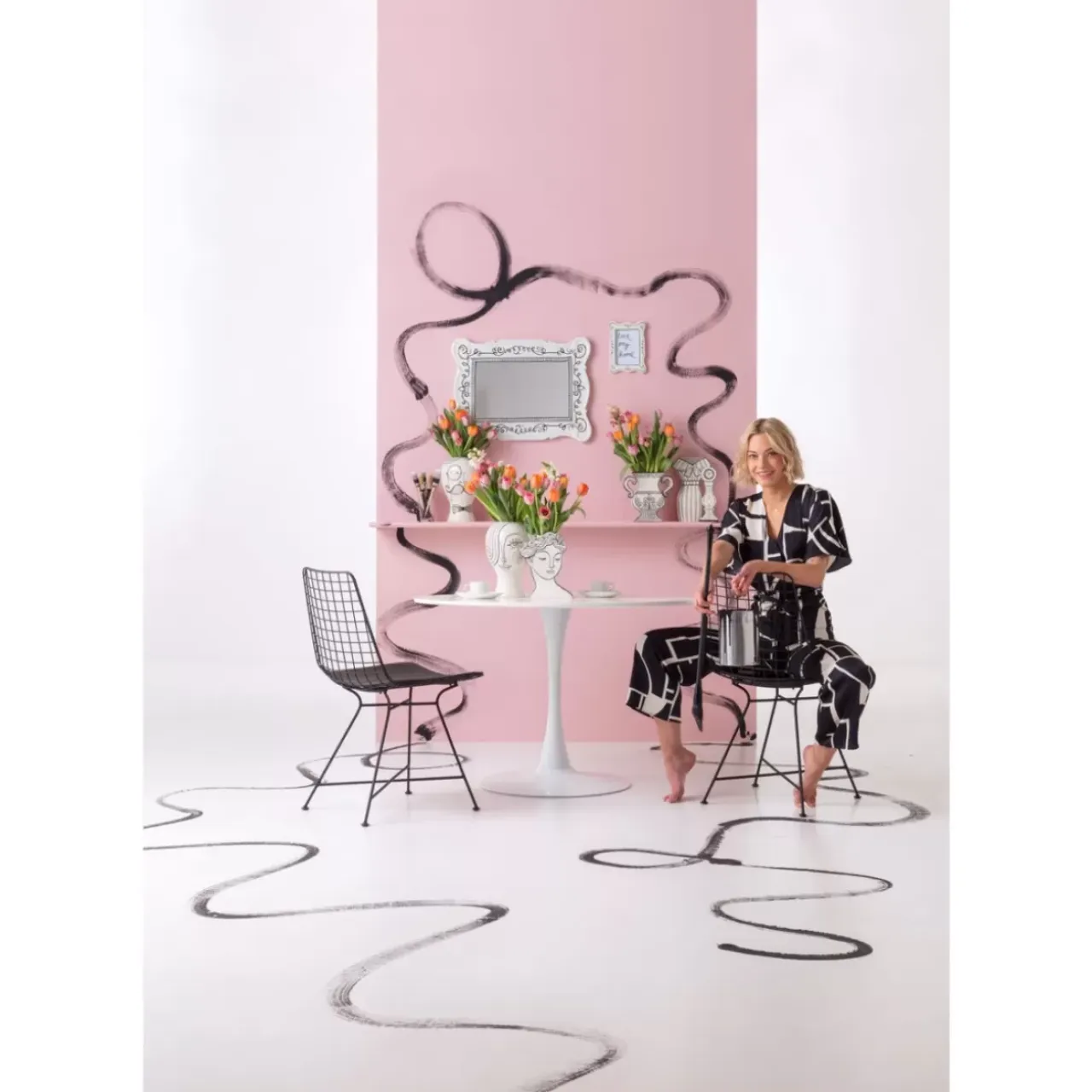 Vasen-KARE Design Vase Favola Lady 26Cm