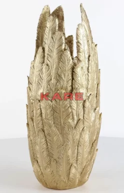 Vasen-KARE Design Vase Feathers Gold 80