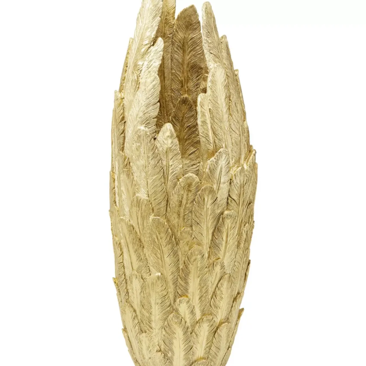Vasen-KARE Design Vase Feathers Gold 80
