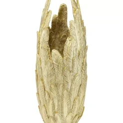 Vasen-KARE Design Vase Feathers Gold 80