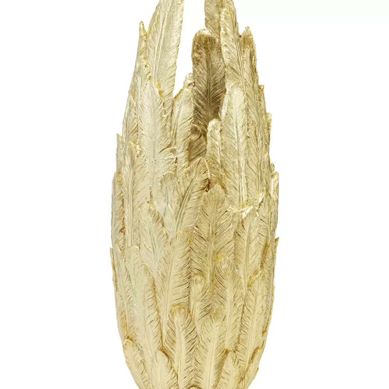 Vasen-KARE Design Vase Feathers Gold 80