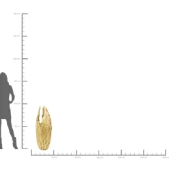 Vasen-KARE Design Vase Feathers Gold 91