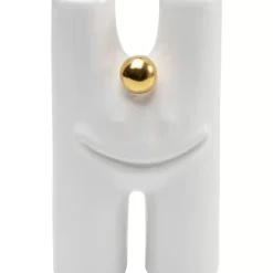 Vasen-KARE Design Vase Funny Teeth Weis 16Cm