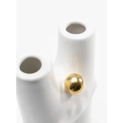 Vasen-KARE Design Vase Funny Teeth Weis 16Cm