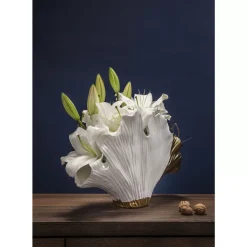 Vasen-KARE Design Vase Ginkgo Elegance 45Cm