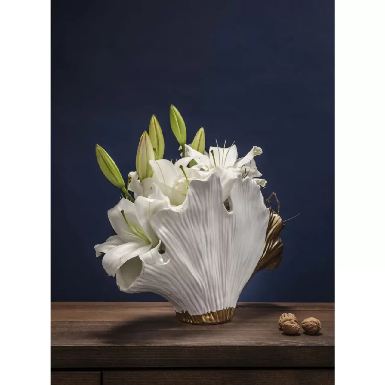 Vasen-KARE Design Vase Ginkgo Elegance 45Cm