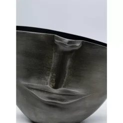 Vasen-KARE Design Vase Half Face Anthrazit 31Cm