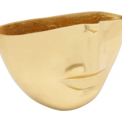 Vasen-KARE Design Vase Half Face Gold 38Cm