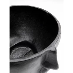 Vasen-KARE Design Vase Half Face Schwarz 23Cm