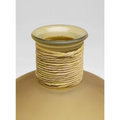 Vasen-KARE Design Vase Isola Belly Braun 44Cm