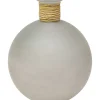 Vasen-KARE Design Vase Isola Belly Grau 25Cm