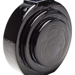 Vasen-KARE Design Vase Las Vegas Disc Schwarz