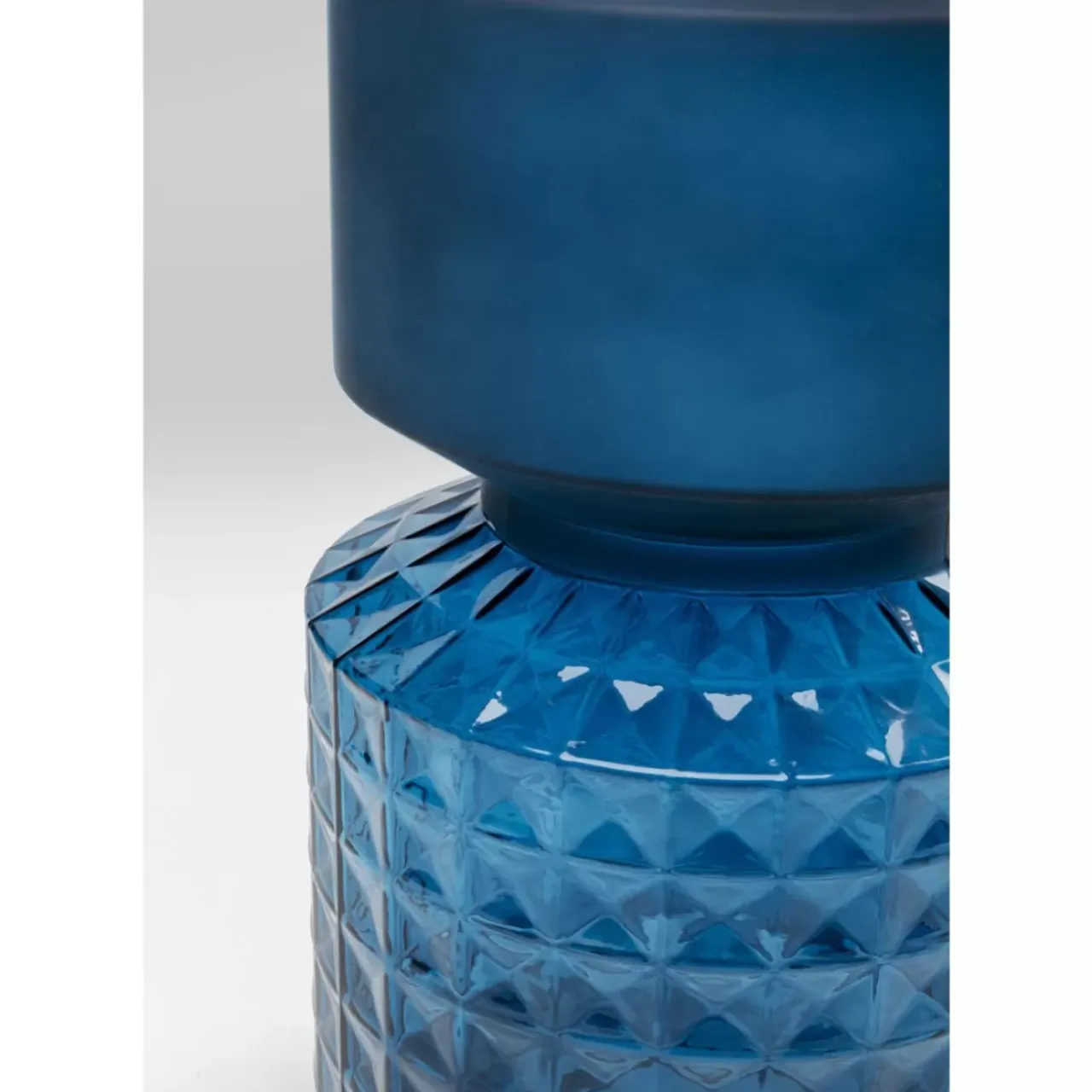 Vasen-KARE Design Vase Marvelous Duo Blau 42Cm