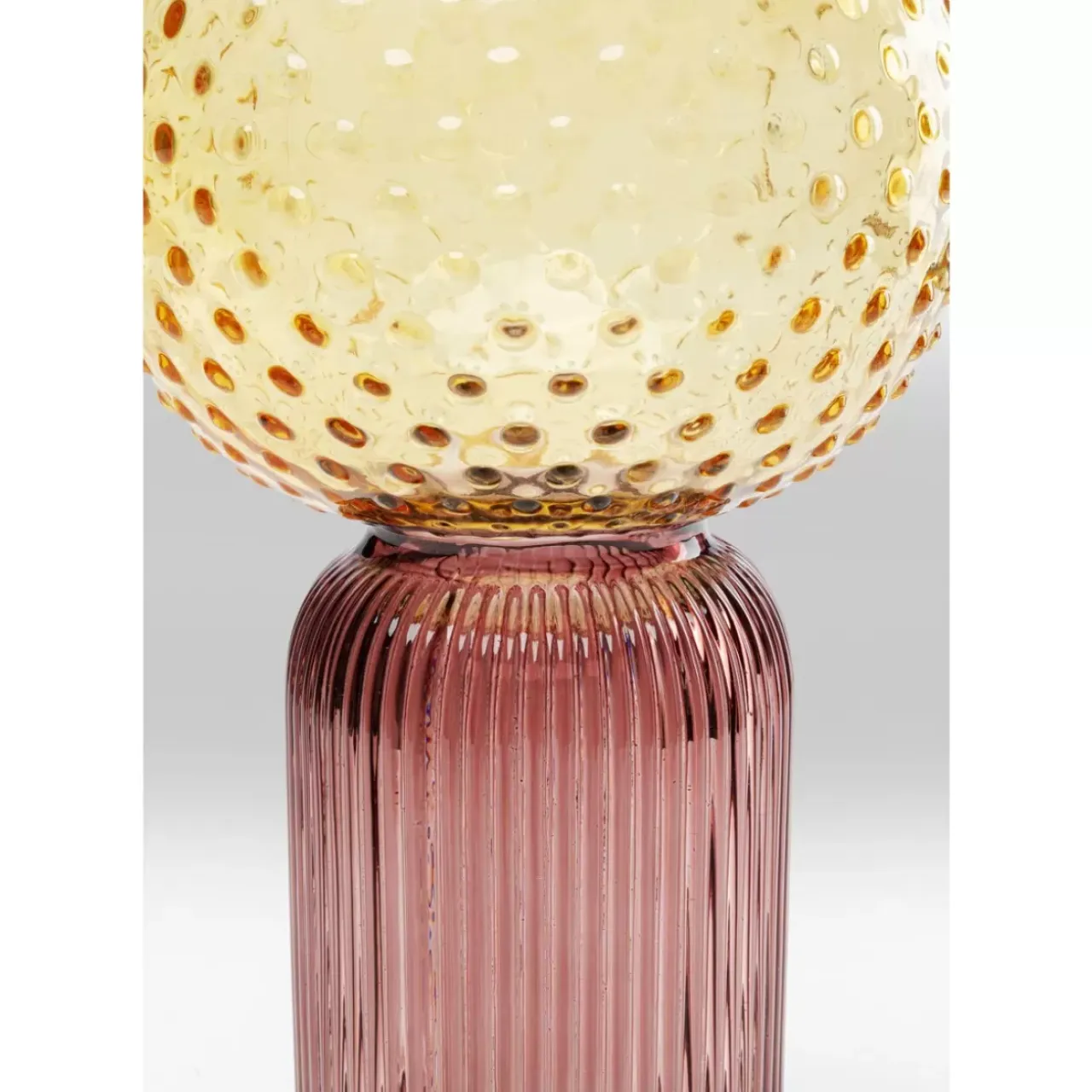 Vasen-KARE Design Vase Marvelous Duo Gelb Lila 31Cm