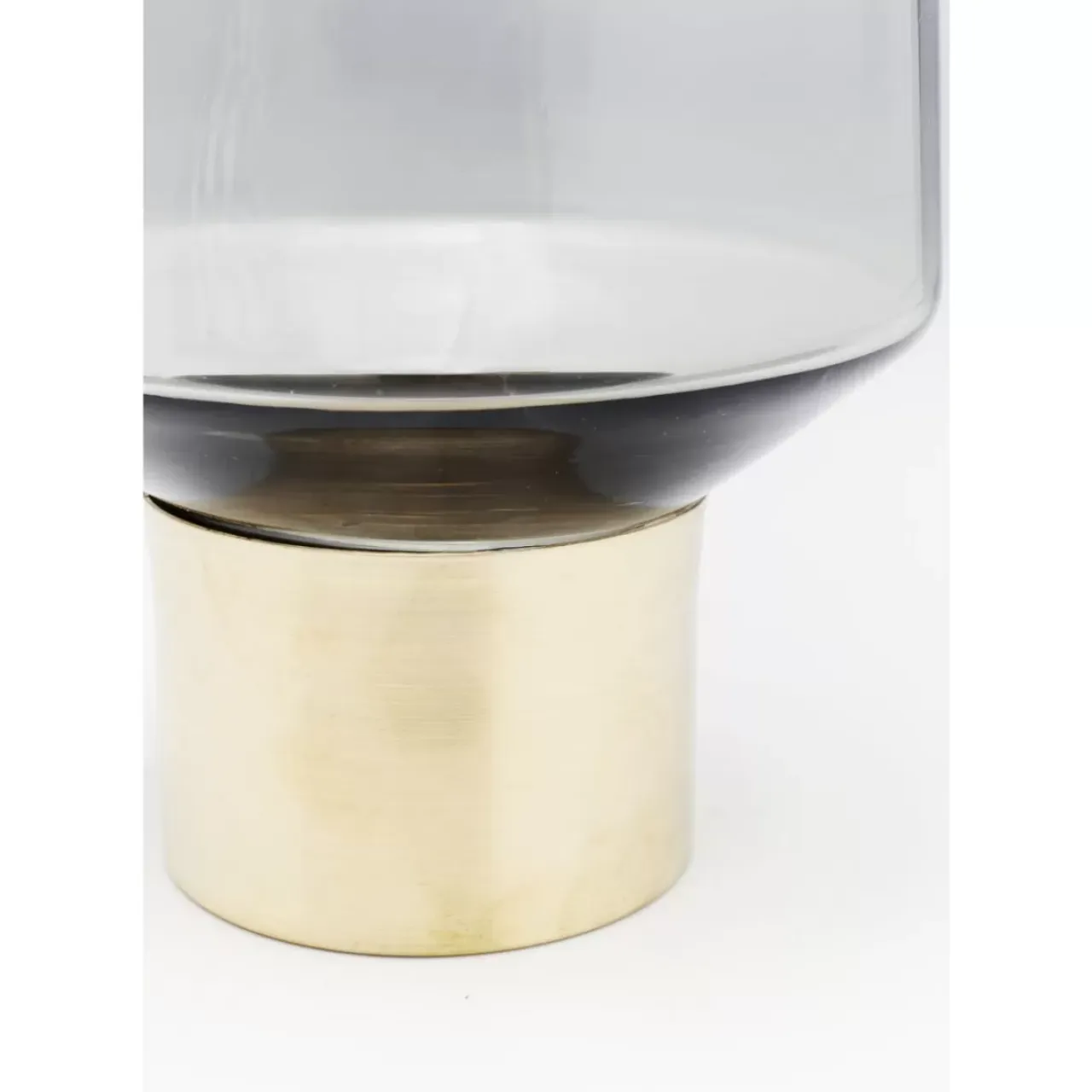 Vasen-KARE Design Vase Noble Ring Grau 40Cm