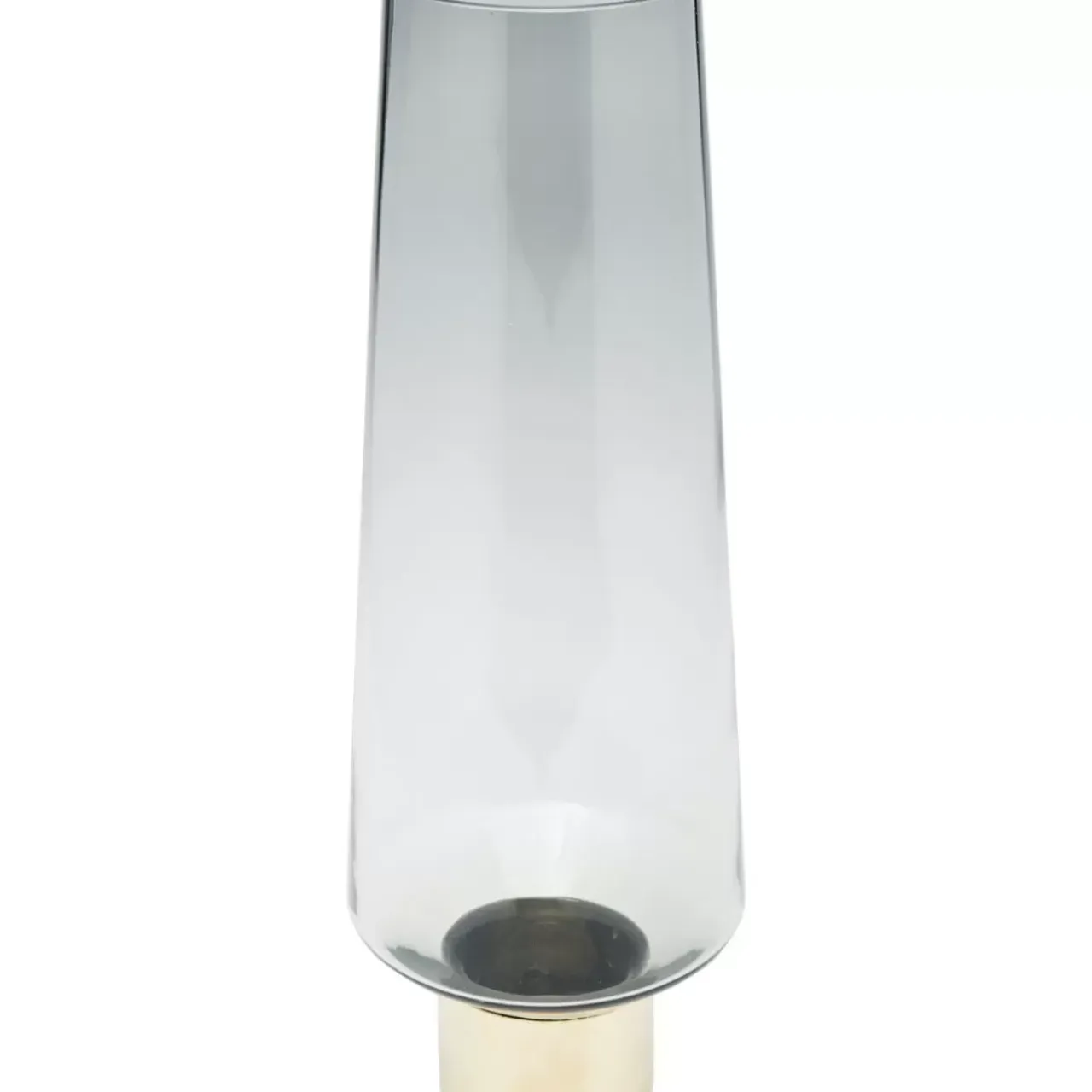 Vasen-KARE Design Vase Noble Ring Grau 40Cm