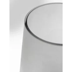 Vasen-KARE Design Vase Noble Ring Grau Matt 26Cm