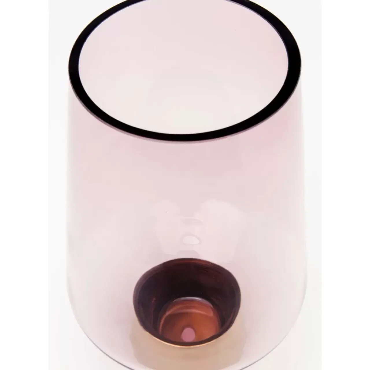 Vasen-KARE Design Vase Noble Ring Lila 26Cm