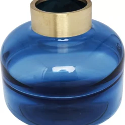Vasen-KARE Design Vase Positano Belly Blau 21Cm