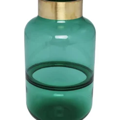 Vasen-KARE Design Vase Positano Belly Grun 28Cm